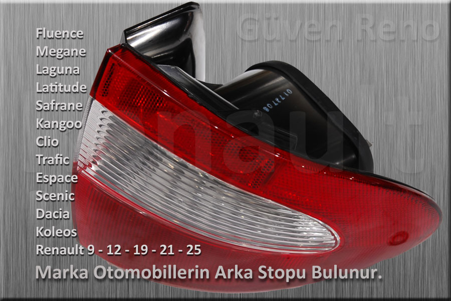 RENAULT LATİTUDE ÇIKMA YEDEK PARÇA ARKA STOP YENİ_6D0